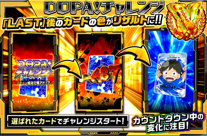 DOPA!チャレンジ演出の演出画像
