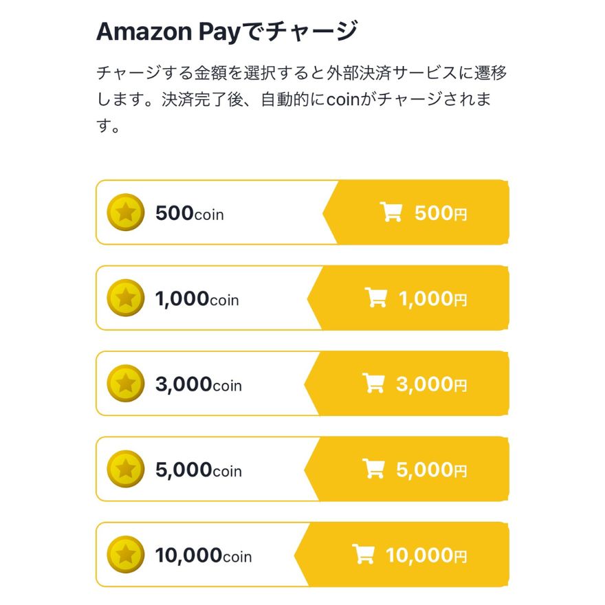 AmazonPayの支払い画面3