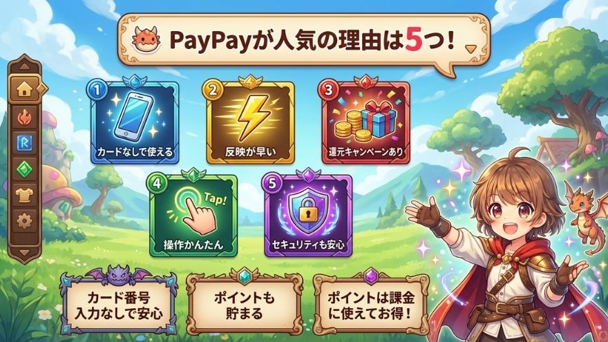 PayPayが選ばれる理由