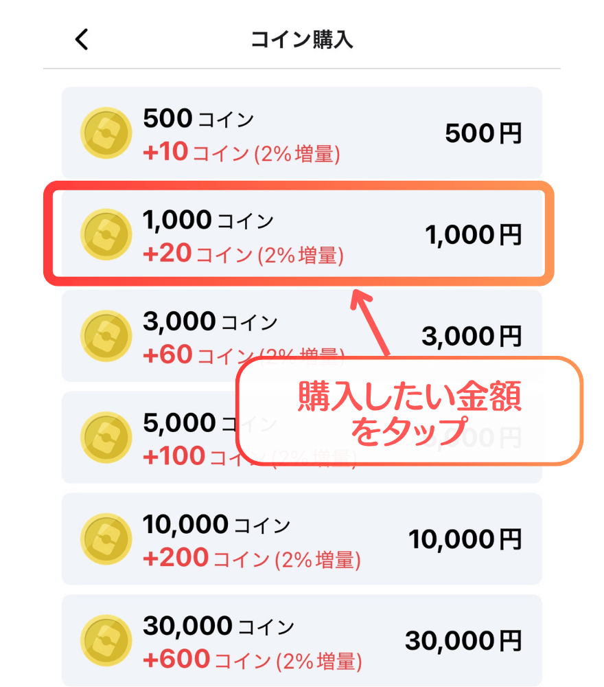 オリパワン支払い手順2