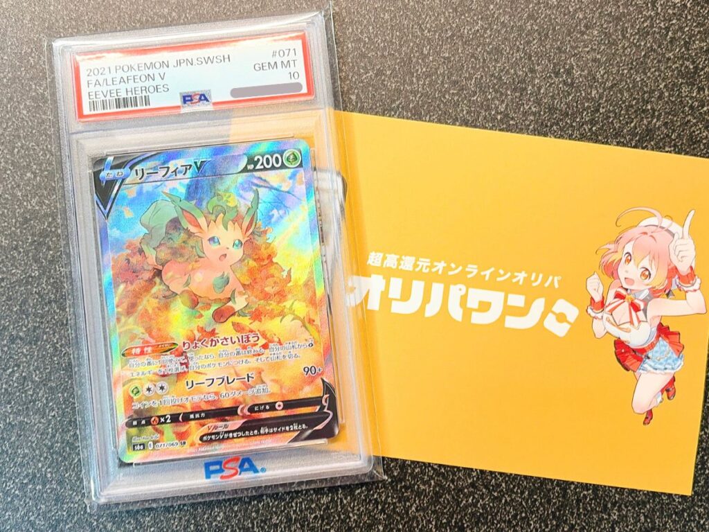 オリパワンで当選したリーファVのカード