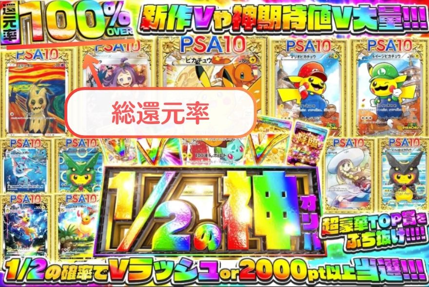 エクストレカの総還元率100%ガチャ