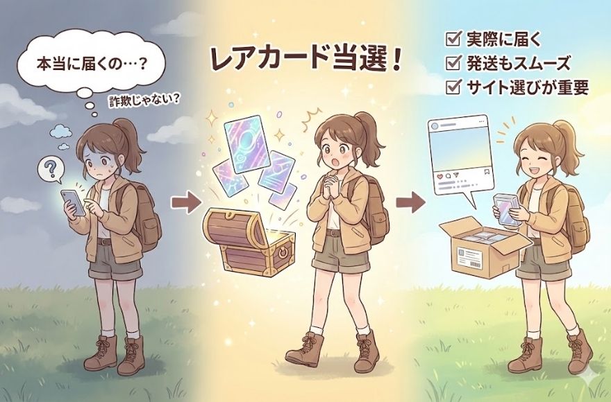 本当に高額カードが当たるの？