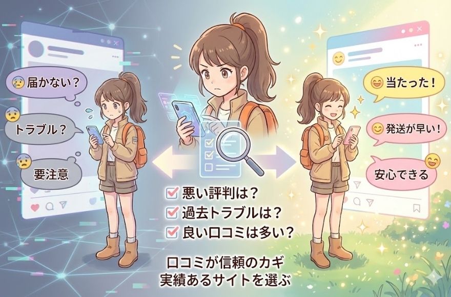 ユーザーの評判がいい（評判）