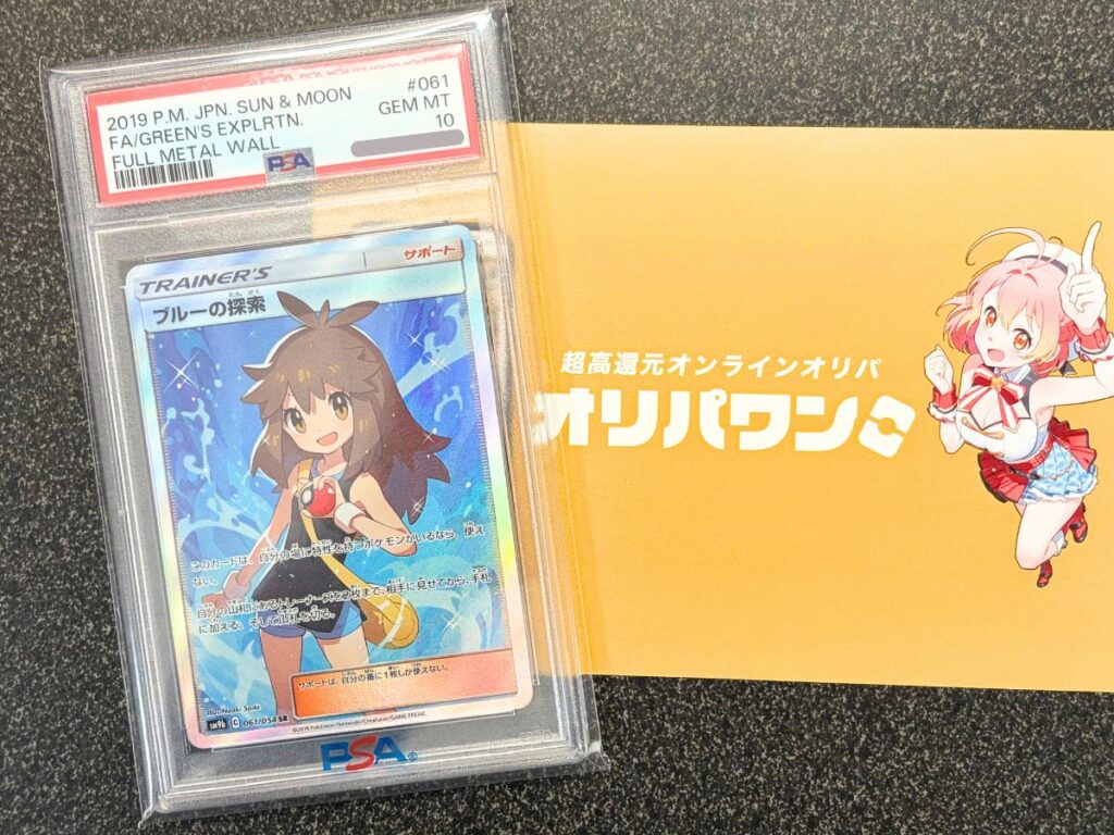 オリパワンで当選した「ブルーの探索」