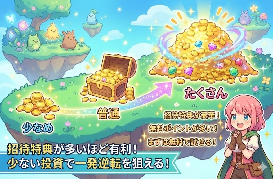 招待特典の豪華さ