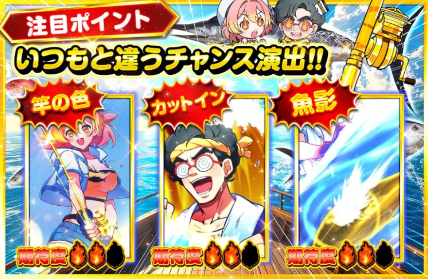 オリパワンの多彩なチャンスアップ演出のチャンスアップ演出を示す画像