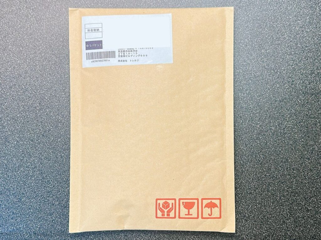 トレカジの梱包状態1