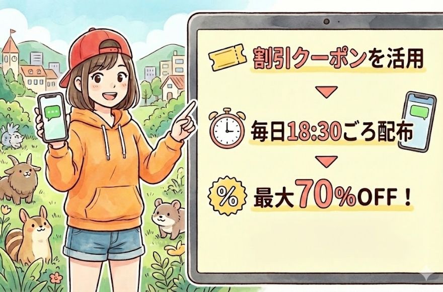 割引クーポンを活用