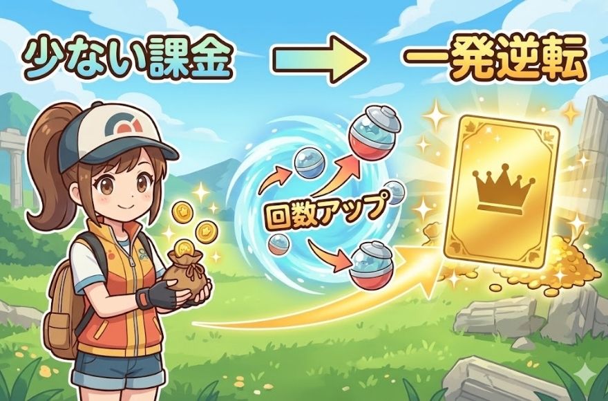 少ない課金で一発逆転を狙いたい人