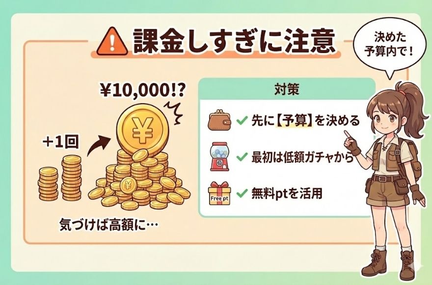 予算管理に注意