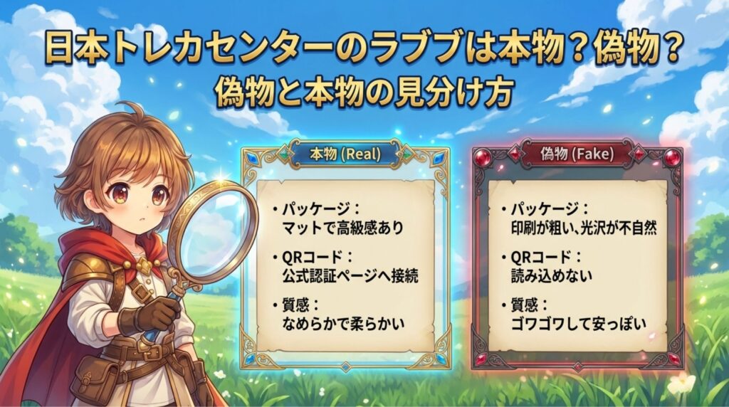 偽物と本物の見分け方