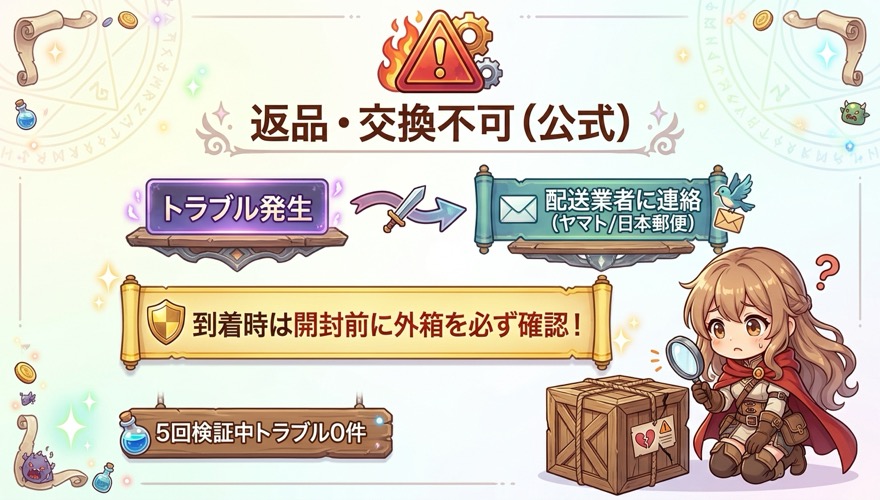 折れ・濡れトラブル時の対応