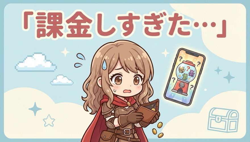オリくじで課金しすぎたイメージ図解