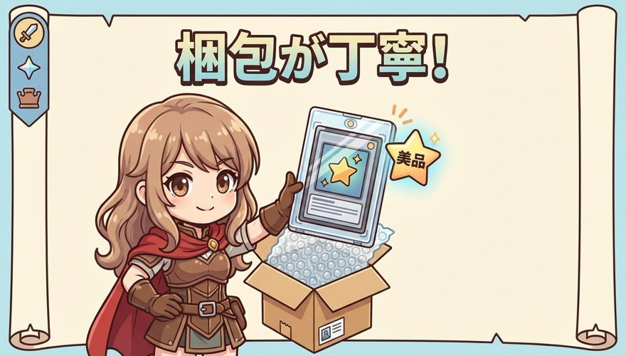 オリくじの梱包が丁寧な図解