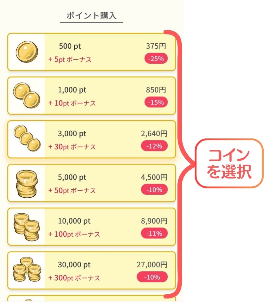 イブガチャクーポンの使い方の解説画像