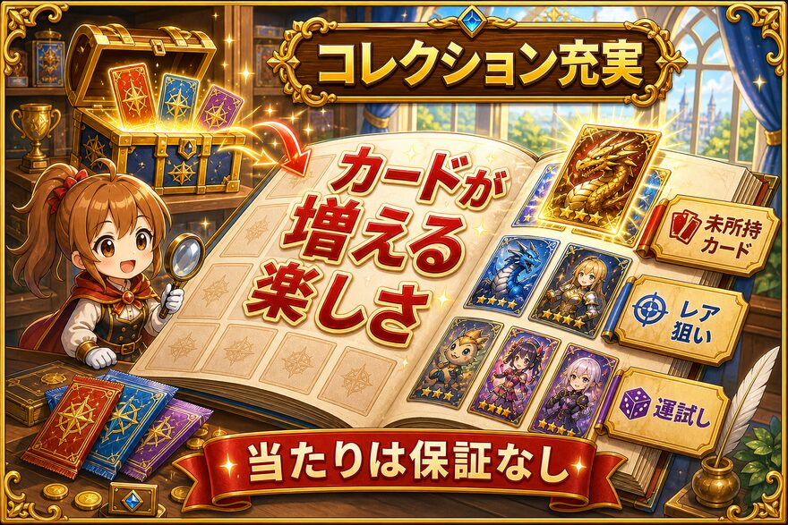 クローブオリパ コレクションが充実するの図解