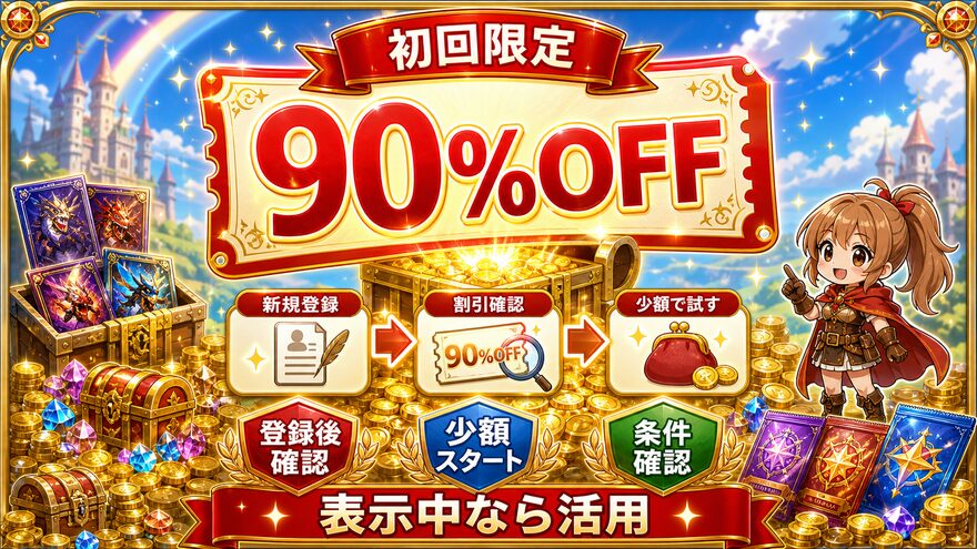 クローブオリパ 初回限定90%OFFを活用の図解