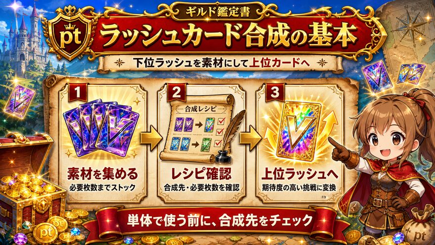 ラッシュカード合成の基本