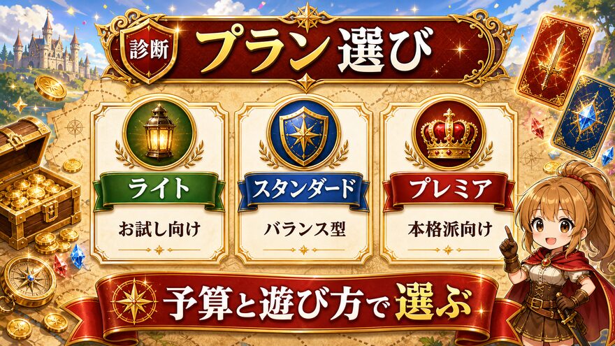 エクストレカVIPパス ライト・スタンダードを選ぶべきケースの図解