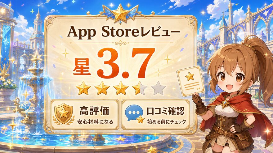 エクストレカアプリ App Storeレビュー 星3.7の図解