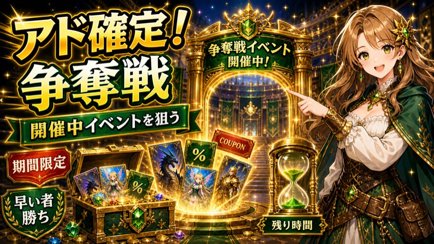 Reveオリパのアド確定争奪戦イベントを狙う図解