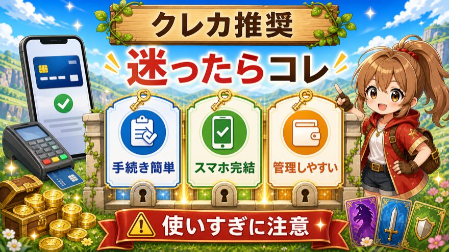 オリパスマッシュでクレジットカードがおすすめな理由