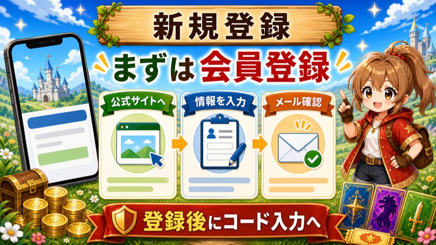 ビクトレの新規会員登録手順