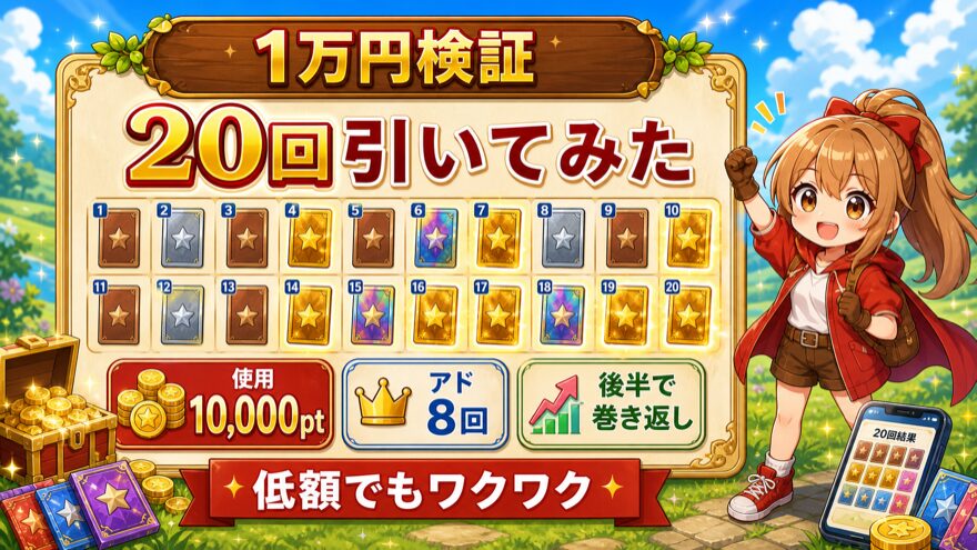 クローブオリパに1万円分20回課金した結果