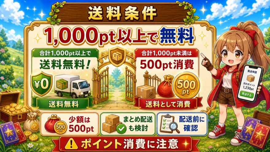 クローブオリパの送料は1000pt以上で無料