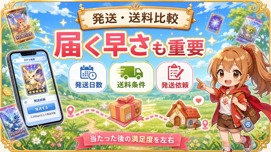 発送スピード・送料で比較の図解