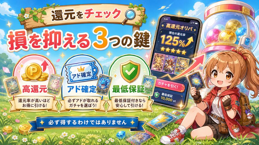 還元｜還元率・当たりやすさの図解