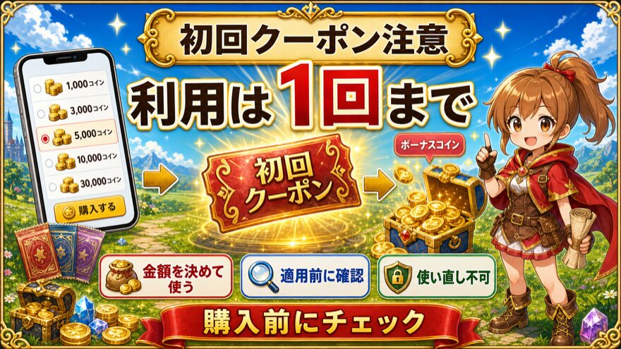 オリパスタジアムの初回クーポンは利用1回までの注意点