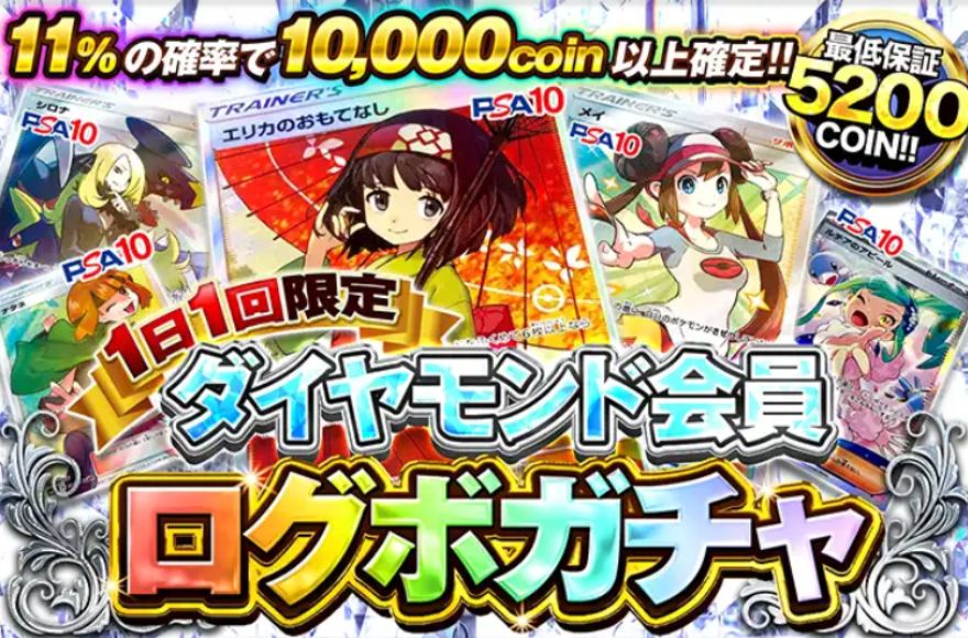 オリくじの会員ランク別ログインボーナス
