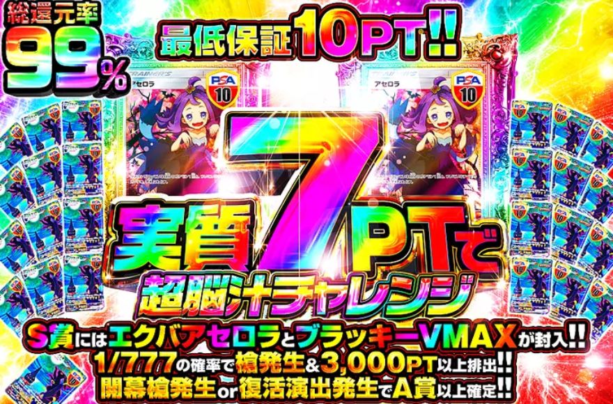 DOPAの人気ガチャ「超脳汁チャレンジ」のバナー画像