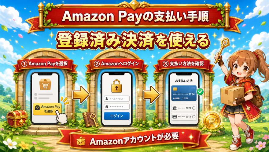オリパワンでAmazon Payを使ってコインを購入する手順