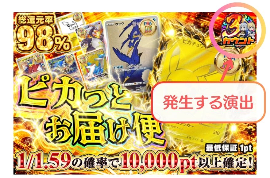 イブガチャの演出示唆