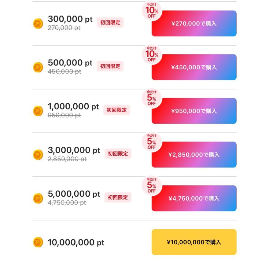ポケットクロスの初回90%OFFクーポンの内容を示す図解