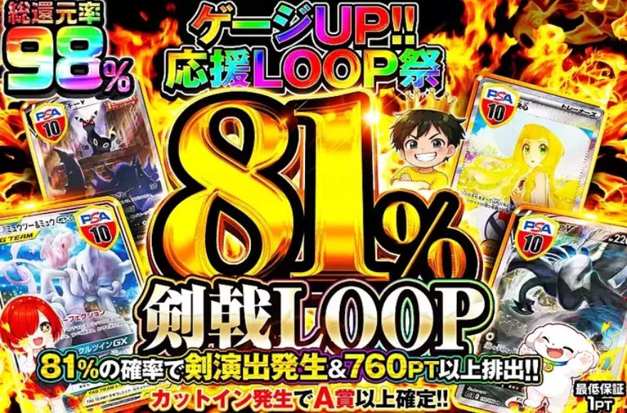 DOPAの継続率81%ガチャのバナー画像