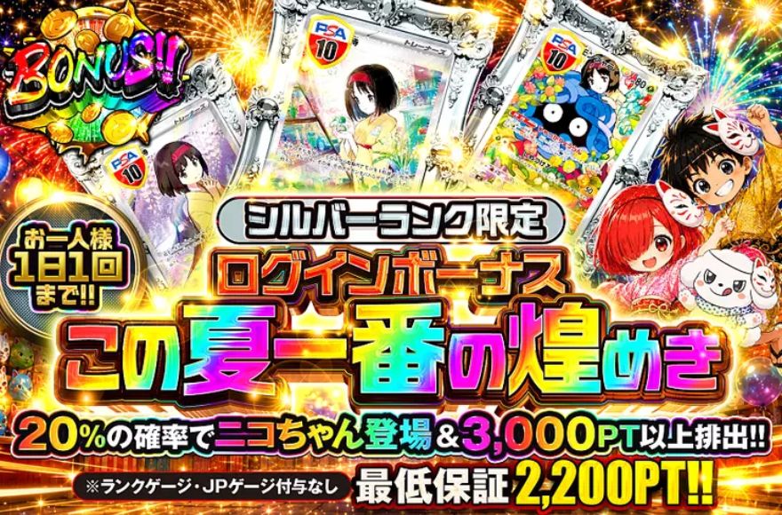 DOPAシルバーランク限定ログインボーナスのバナー画像