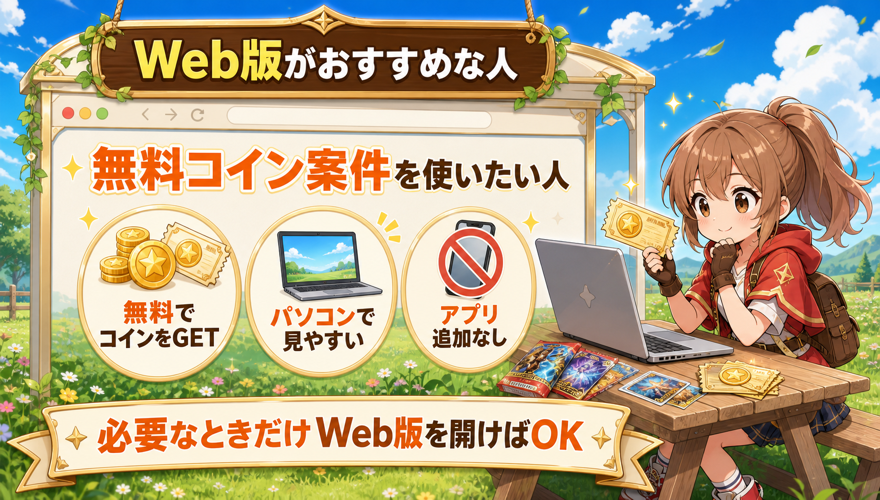 Web版がおすすめな人