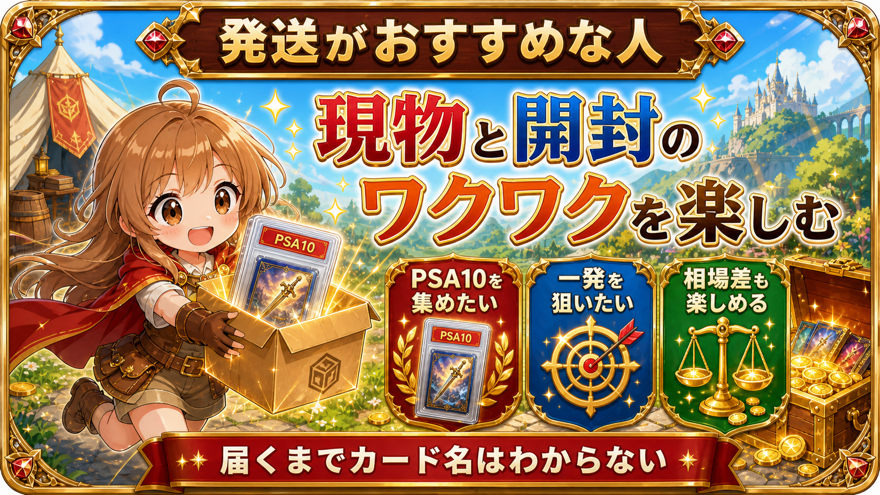発送がおすすめな人