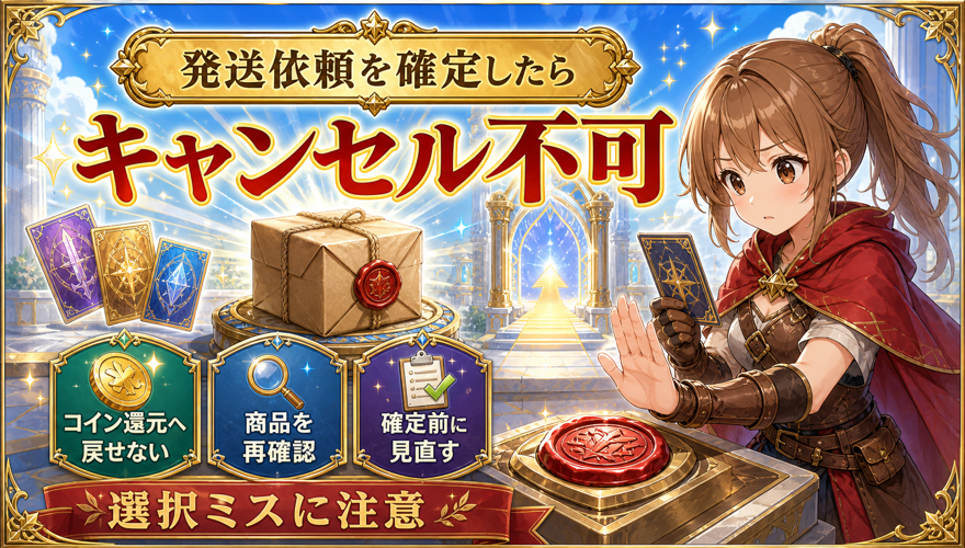 依頼後のキャンセルは不可
