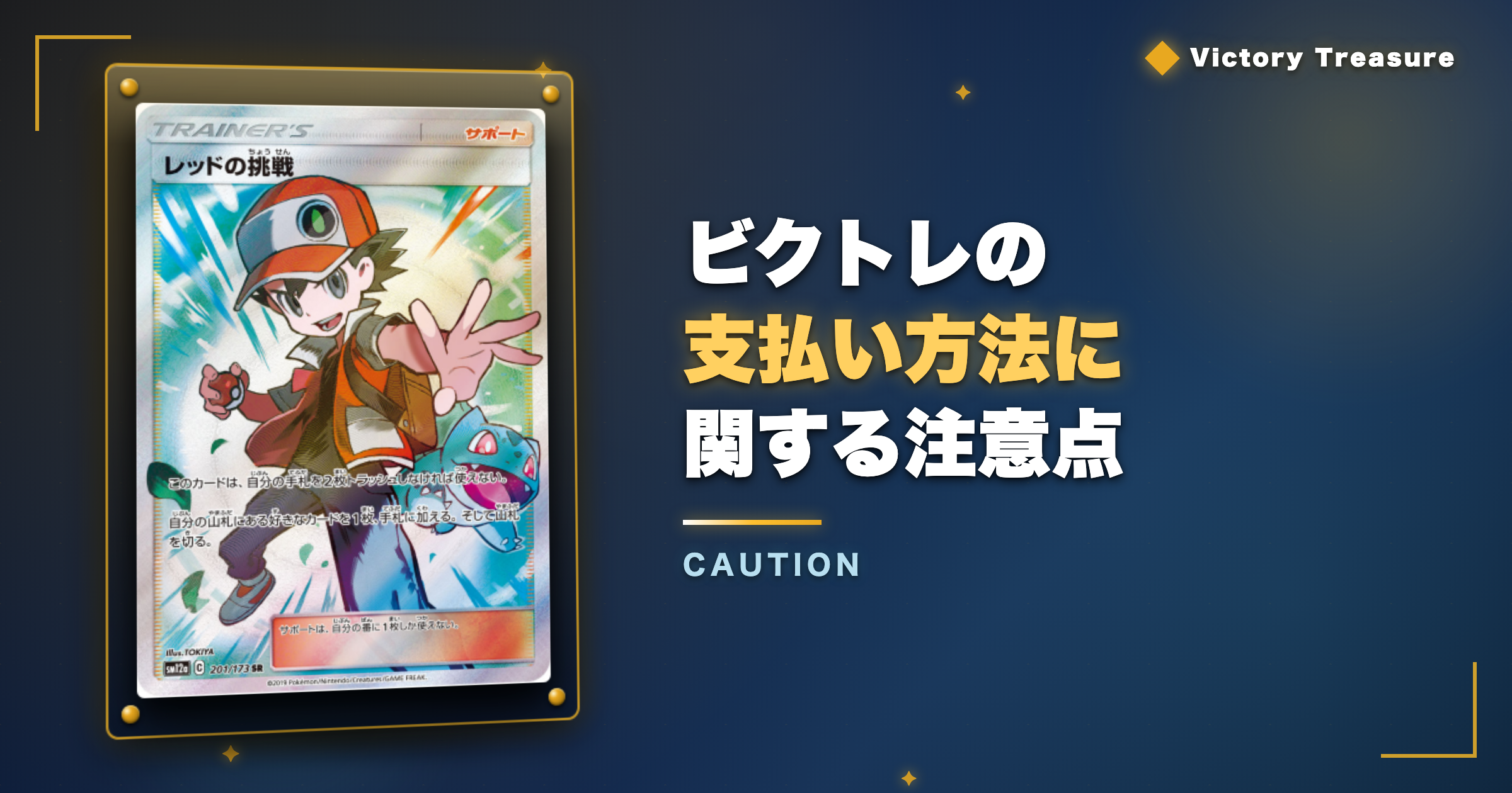 ビクトレの支払い方法に関する注意点