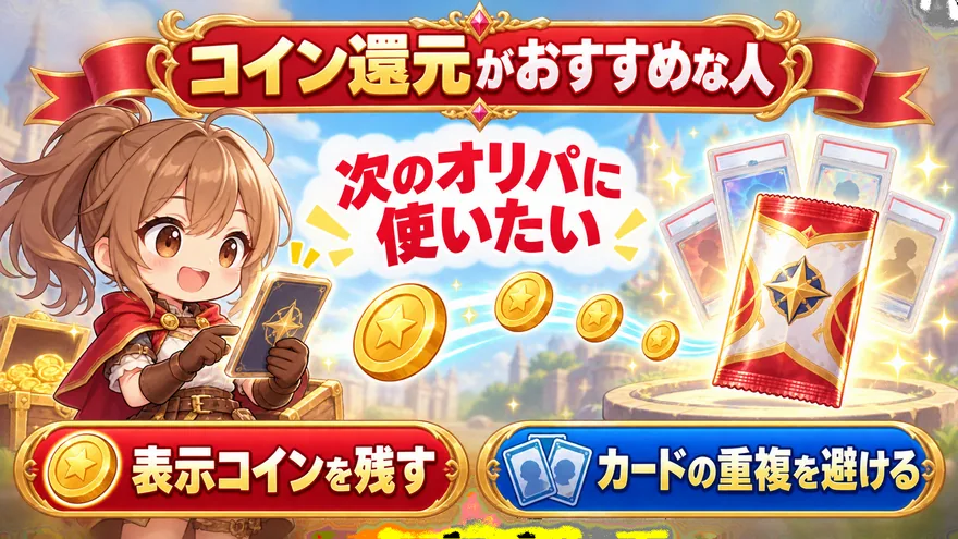 コイン還元がおすすめな人