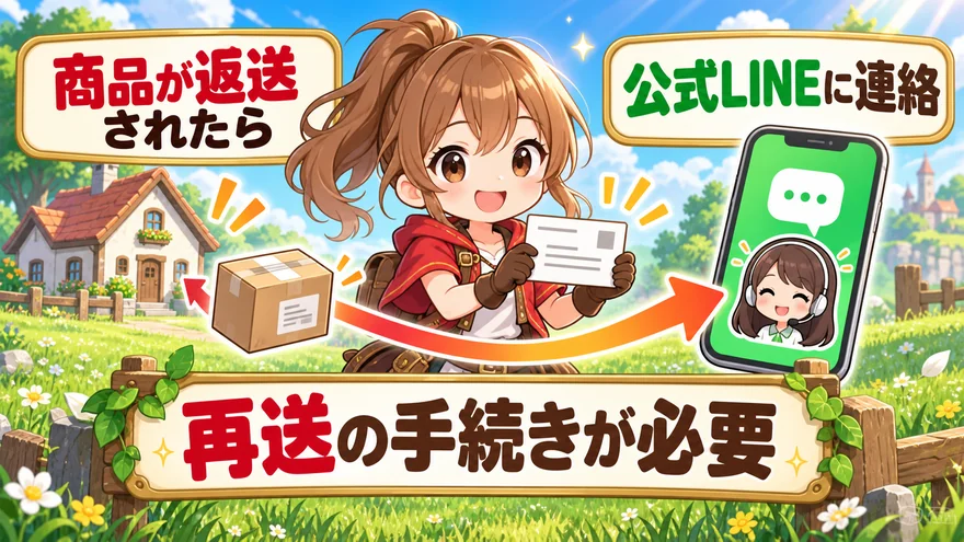 日本トレカセンター：返送されたら公式LINEへの図解