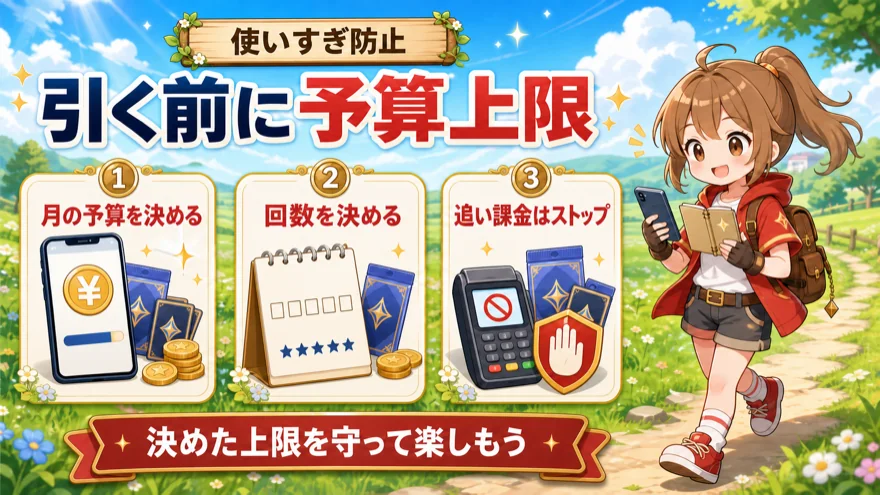 予算の上限を決める
