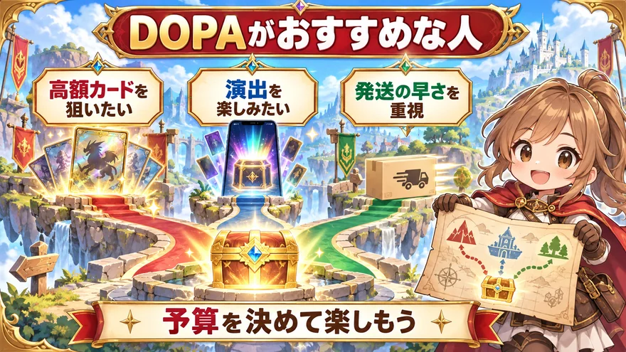 DOPAがおすすめな人の要点をまとめた図解