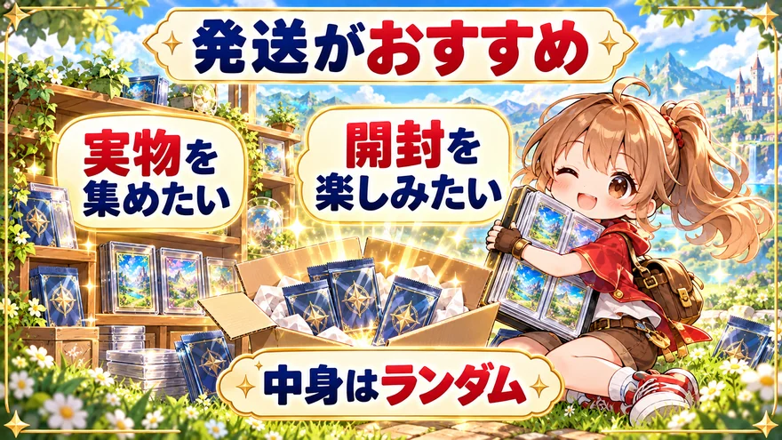 発送がおすすめな人を解説する図解